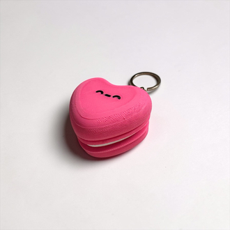 Clicker makaron anahtarlık