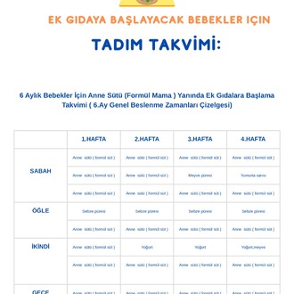 Bebeğimin İlk Tatları E-Kitap
