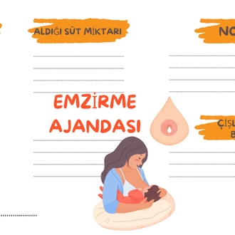 Emzirme Ajandası ( 1 Haftalık )