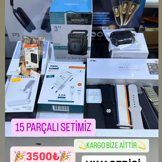 15 PARÇALI SET sipariş sonrası lütfen seçimler için bize ulaşınız