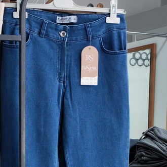 Yüksek Bel Likralı Kot Pantolon