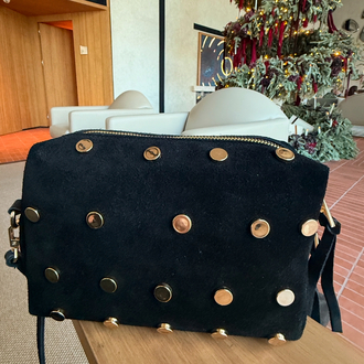 Noa Suede Siyah Çanta
