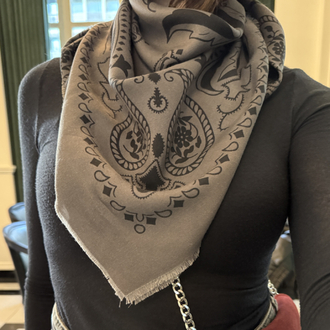 BerGu Scarf Gri Şal