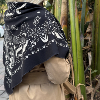 BerGu Scarf Siyah Şal