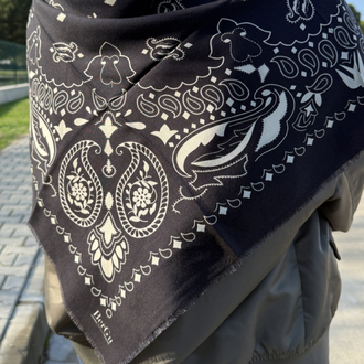 BerGu Scarf Koyu Kahve Şal 