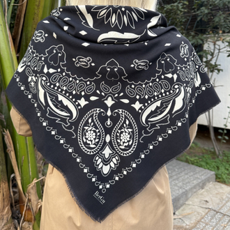 BerGu Scarf Siyah Şal