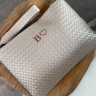 Aria Leather Clutch