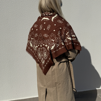 BerGu Scarf Kahverengi Şal