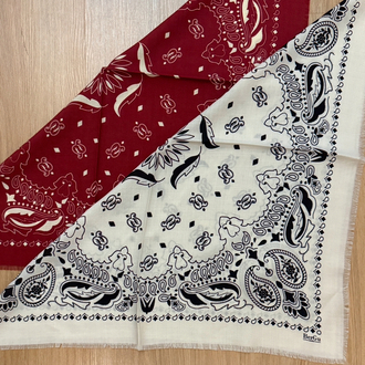 BerGu Beyaz Şal Bandana