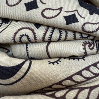 BerGu Scarf Ekru Şal 