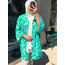 kimono yeşil desenli