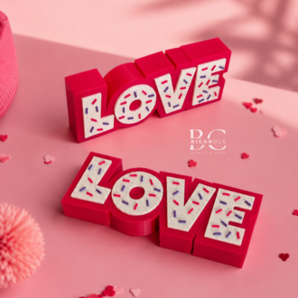 "LOVE" Yazı Dekoru