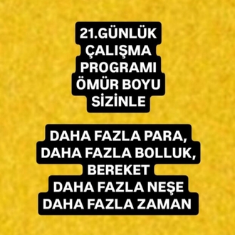 DAHA ÇOK, PARA 21.GÜNLÜK 