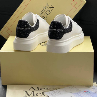 Alexander McQueen Beyaz - Siyah Taşlı 