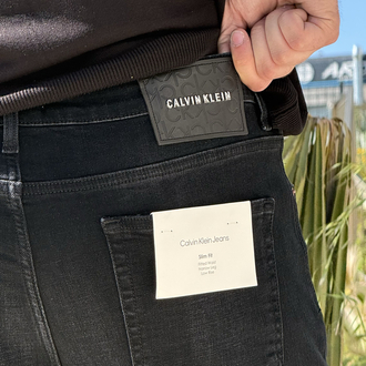 CK SİYAH TAŞLAMALI PREMIUM JEANS