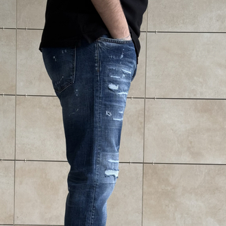 DSQUARED2 NAVY LAZER KESİM PREMIUM JEANS