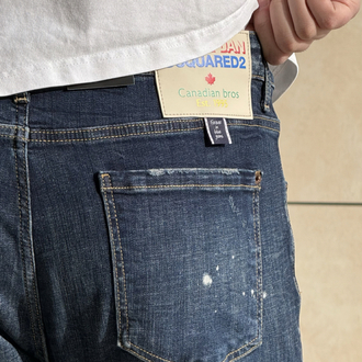 DSQUARED2 LAZER KESİM NAVYBLUE JEANS