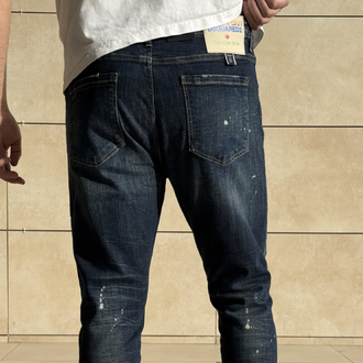DSQUARED2 LAZER KESİM NAVYBLUE JEANS