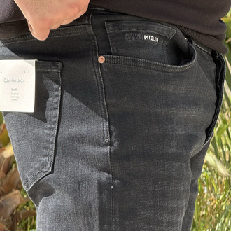 CK SİYAH TAŞLAMALI PREMIUM JEANS