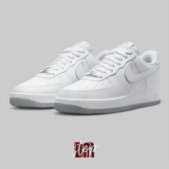 Nike Air Force 1 Low GS White Wolf Grey