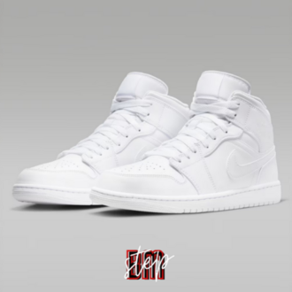 Nike Air Jordan 1 Mid “Triple White”