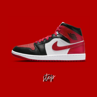 Nike Air Jordan 1 Mid "Alternate Bred Toe