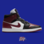 Nike Air Jordan 1 Mid Dark Beetroot
