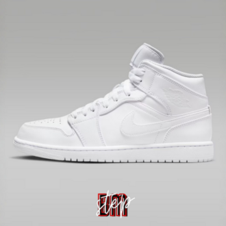 Nike Air Jordan 1 Mid “Triple White”