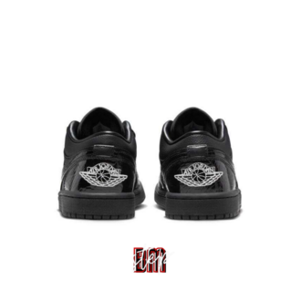Nike Air Jordan 1 Low SE Patent Elephant Black