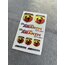 ABARTH HOLOGRAM STICKER SET