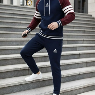 Adidas Alt Üst Takım– Üç iplik kalın pamuklu kumaş