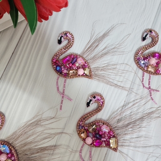 flamingo broş