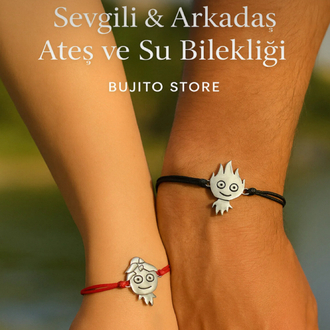 ATEŞ VE SU BİLEKLİK, SEVGİLİ & ARKADAŞ ÇİFT BİLEKLİĞİ