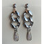 By Bulik Tasarım Sılver Drop Stone Earrings