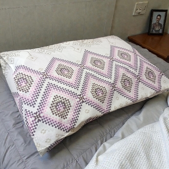 Yastık kılıfı 2 li özel desen içten kapaklı 
