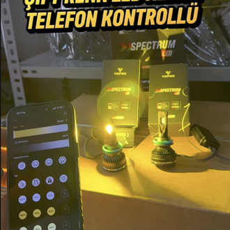 VR PRO ÇİFT RENK LED SPEKTRUM TELEFON KONTROLLÜ