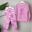 Zara Barbie Takım 2 İp Şardonsuz, Açık Pembe, (2-8 Yaş), flower