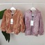 Zara Peluş Mont - Somon