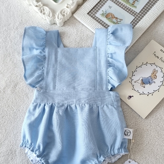 Blue Chic keten romper
