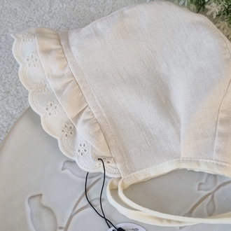 Saba krem muslin sapka