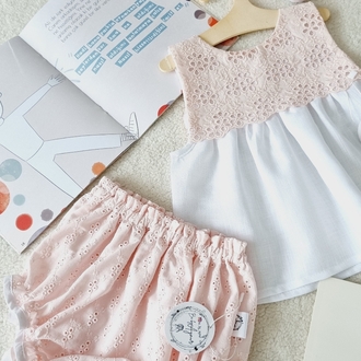 Mayra bluz ve bloomer ikili set