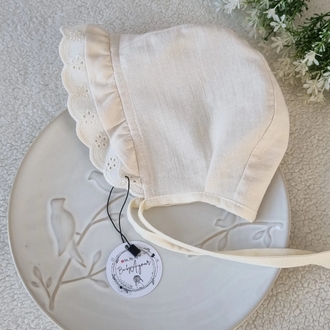 Saba krem muslin sapka