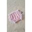 Pembe gingham bloomer