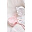 Pembe muslin bebek şapkası