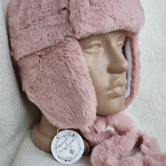 Rose kulaklı şapka 