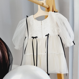 Coquette bow elbise