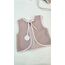 Dusty rose buklet yelek