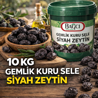 GEMLİK KURU SELE ZEYTİN İRİ BOY 10 KG