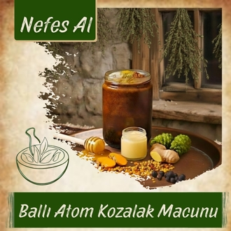 Ballı Atom Kozalak Macunu (Nefes Al) 900gr