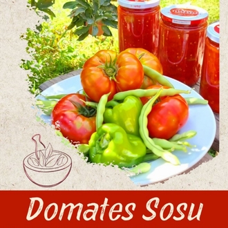 Organik Domates Sosu (Köy Usulü) 800gr